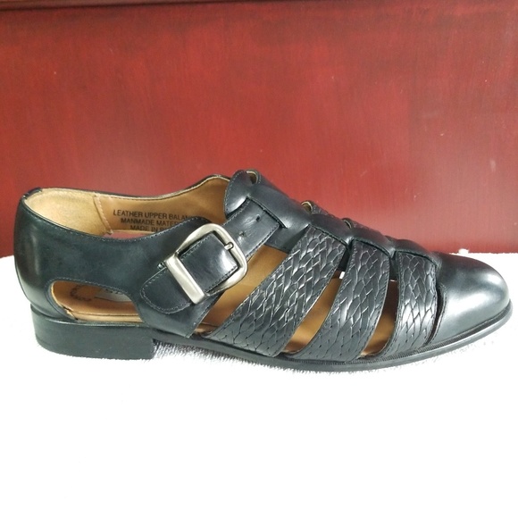 stacy adams leather sandals
